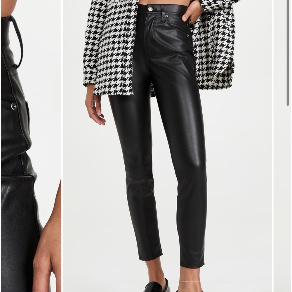 NWOT Pistola faux leather skinny pants